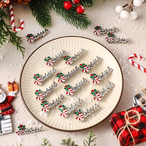 Janinka 36 Pcs Christmas Jesus Enamel Pins Bulk Candy Cane Jesus Pins Label Brooch for Clothes Jewelry Backpack Jacket Decoration Christmas Religious Jewelry Gifts in Saudi Arabia