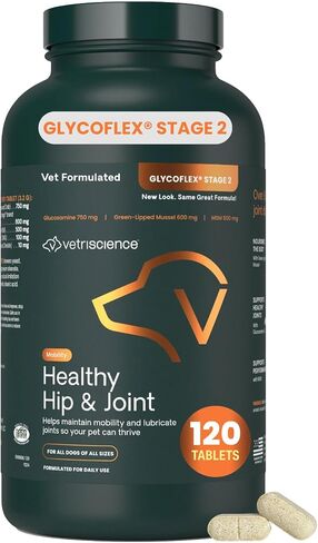 VETRISCIENCE Glyco Flex® 2 Hip and Joint Supplement for Dogs, Chewable Tablets (2 pack) in Kuwait