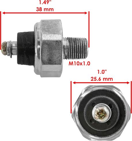Caltric Oil Pressure Switch Compatible with John Deere X475 X485 X575 X585 X700 X720 X724 X728 X729 GX345 777 797 XUV620i XUV625i HPX615E in Saudi Arabia