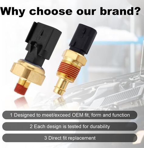 Engine Oil Pressure Sender Switch & Coolant Temperature Sending Unit 5149062AA 5149062AB Compatible with 200 300 1500 2500 3500 Challenger Routan Raider Liberty Ram in Saudi Arabia