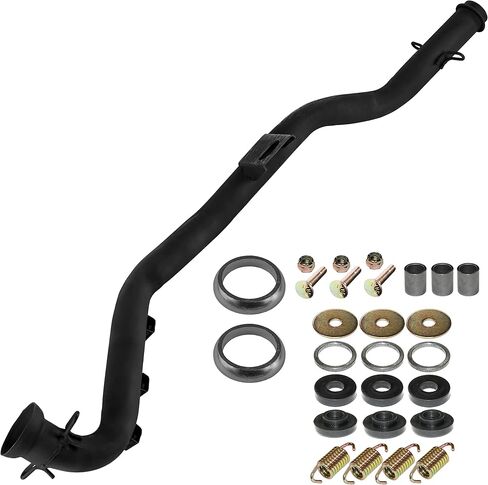 Caltric Muffler Pipe Gaskets Springs and Hardware Compatible with Polaris Sportsman 500 HO 2008 2009 2010 2011 2012 2013 in Saudi Arabia