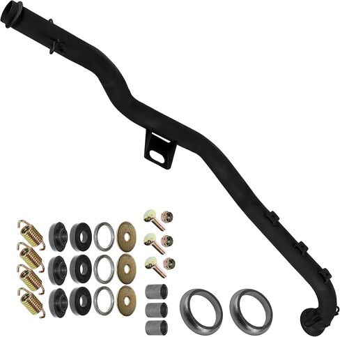 Caltric Muffler Pipe Gaskets Springs and Hardware Compatible with Polaris Sportsman 500 HO 2008 2009 2010 2011 2012 2013 in Saudi Arabia