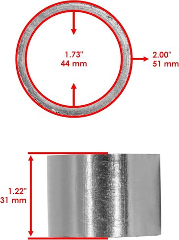 Caltric Muffler Connecting Gasket Compatible with Kawasaki 11061-0240 in Saudi Arabia