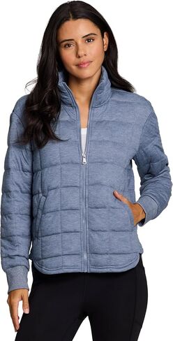 RBX Active Women's Jacket, Ultra Lightweight Full Zip Quilted Jacket with Pockets All Season Mock Neck Zip Up Sweatshirt in Saudi Arabia