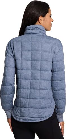 RBX Active Women's Jacket, Ultra Lightweight Full Zip Quilted Jacket with Pockets All Season Mock Neck Zip Up Sweatshirt in Saudi Arabia