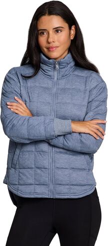 RBX Active Women's Jacket, Ultra Lightweight Full Zip Quilted Jacket with Pockets All Season Mock Neck Zip Up Sweatshirt in Saudi Arabia