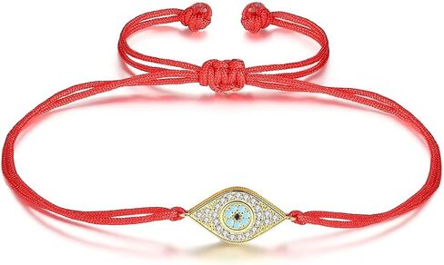 الأحمر سلسلة ستراند أساور قابل للتعديل سحر محظوظ حماية الروحية الكابالا الموضوع سوار خلخال مجوهرات للنساء الرجال هدايا الصداقة in Kuwait