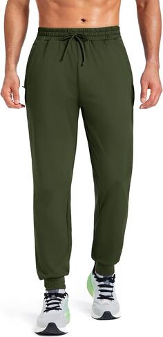 MAGCOMSEN Men's Fleece Joggers with Pockets Winter Warm Pants Workout Athletic Gym Sweatpants for Men in Saudi Arabia