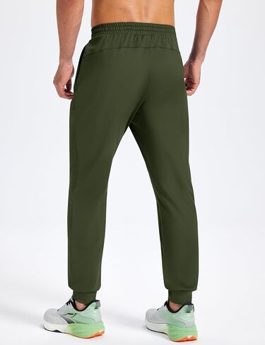 MAGCOMSEN Men's Fleece Joggers with Pockets Winter Warm Pants Workout Athletic Gym Sweatpants for Men in Saudi Arabia