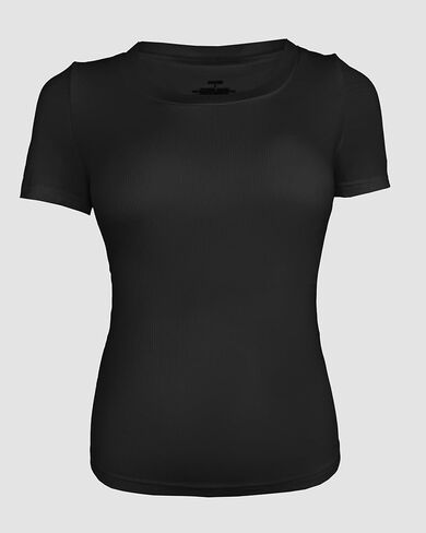 تي شيرت حريمي مدمج من CHICME بأكمام قصيرة ورقبة مربعة تي شيرت أساسي غير رسمي مضلع متماسك مناسب للخروج in Kuwait