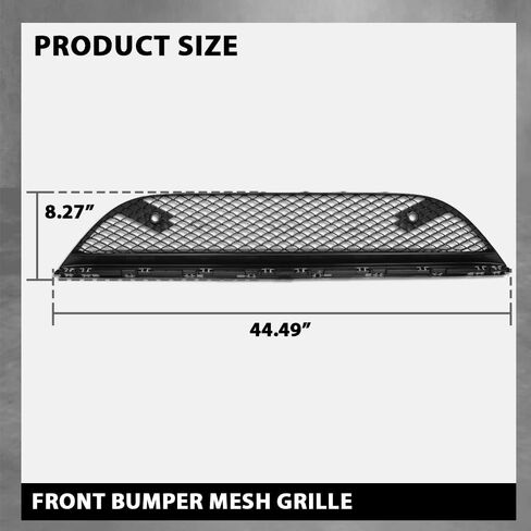 Front Lower Bumper Radiator Grill, Compatible with Kia Optima(submodel: Limited, SX, LX, EX) 2014 2015, Chrome, Black, 865614C700 in Saudi Arabia