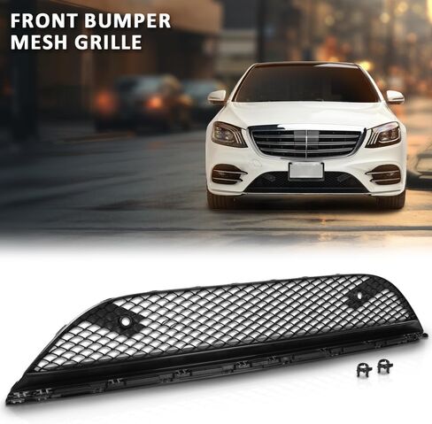 Front Lower Bumper Radiator Grill, Compatible with Kia Optima(submodel: Limited, SX, LX, EX) 2014 2015, Chrome, Black, 865614C700 in Saudi Arabia