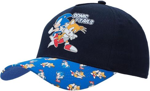 قبعة Sonic The Hedgehog Sonic & Tails للشباب الزرقاء التقليدية القابلة للتعديل in Saudi Arabia