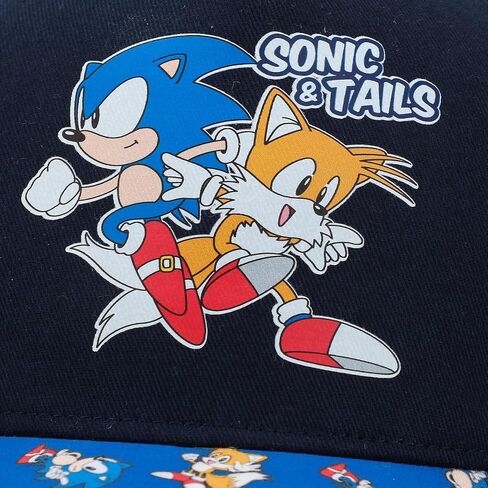قبعة Sonic The Hedgehog Sonic & Tails للشباب الزرقاء التقليدية القابلة للتعديل in Saudi Arabia