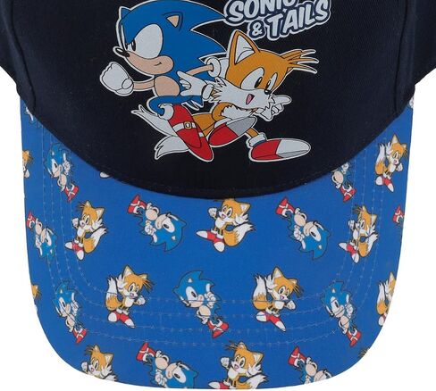 قبعة Sonic The Hedgehog Sonic & Tails للشباب الزرقاء التقليدية القابلة للتعديل in Saudi Arabia