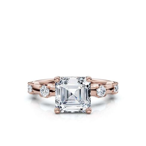 خاتم خطوبة مويسانيتي قطع الأميرة 1-5 قيراط للنساء 10 قيراط 14 قيراط 18 قيراط من الذهب الأبيض و925 خاتم خطوبة من الفضة الإسترليني سوليتير هدية عيد الميلاد للنساء (3 قيراط 8 مم، الأميرة) in Kuwait