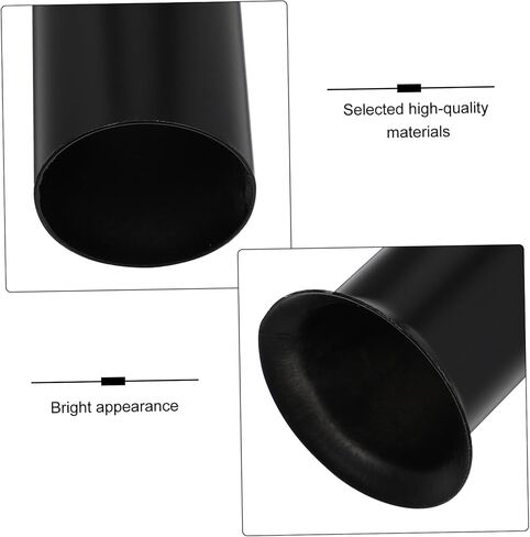 12pcs Chandelier Lamp Base Sleeve Covers Black Candle Sleeve Replacement for Elegant Lighting Easy to Install with Heat Resistance Fits Chandeliers in Saudi Arabia