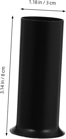12pcs Chandelier Lamp Base Sleeve Covers Black Candle Sleeve Replacement for Elegant Lighting Easy to Install with Heat Resistance Fits Chandeliers in Saudi Arabia