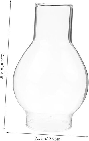 حامل شموع Amosfun، غطاء شموع زجاجي شفاف لأجواء رومانسية، غطاء شموع لديكور المنزل، المناسبات الخاصة in Saudi Arabia