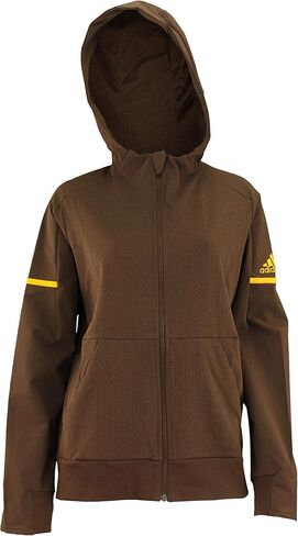 adidas Squad Jacket- Women's Multi-Sport L Coffee/Collegiate Gold in Saudi Arabia