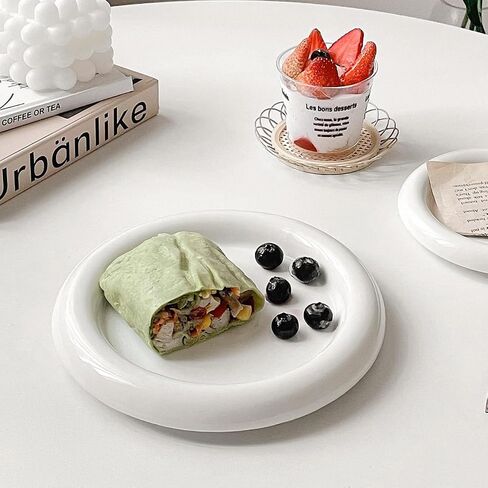 Cabilock White Ceramic Fruit Salad Breakfast Tray in Saudi Arabia