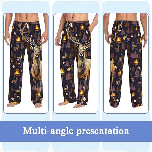 Mens Pajama Pants, Men's Sleep Lounge Pants Bottoms，Pjs Sleepwear Loungewear Gifts Pajama Pants For Men in Saudi Arabia