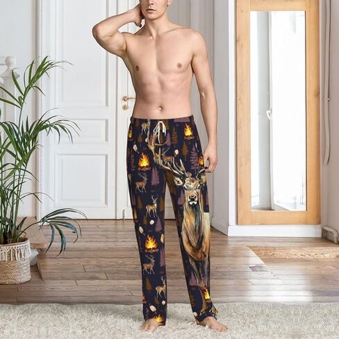 Mens Pajama Pants, Men's Sleep Lounge Pants Bottoms，Pjs Sleepwear Loungewear Gifts Pajama Pants For Men in Saudi Arabia