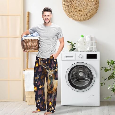 Mens Pajama Pants, Men's Sleep Lounge Pants Bottoms，Pjs Sleepwear Loungewear Gifts Pajama Pants For Men in Saudi Arabia
