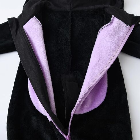 Muineobuka Newborn Baby Boy Girl Animal Costume Infant Cat Cosplay Hooded Bodysuit Toddler Fuzzy Warm Halloween Outfits in Saudi Arabia