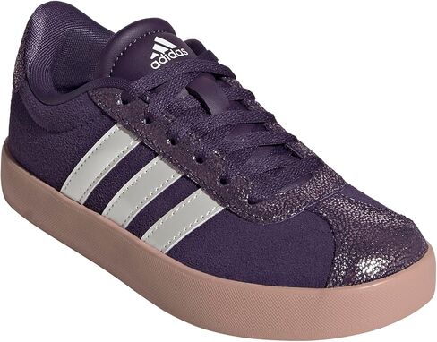 adidas Vl Court 3.0 Lace-Up Sneaker, White/Dark Blue/Better Scarlet, 12 US Unisex Little Kid in Saudi Arabia