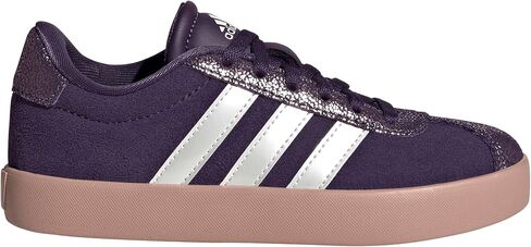 adidas Vl Court 3.0 Lace-Up Sneaker, White/Dark Blue/Better Scarlet, 12 US Unisex Little Kid in Saudi Arabia