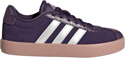 adidas Vl Court 3.0 Lace-Up Sneaker, White/Dark Blue/Better Scarlet, 12 US Unisex Little Kid in Saudi Arabia