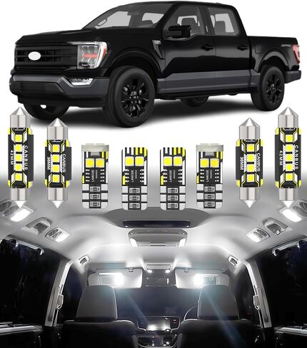 BMT xms Car Interior LED Light Replacement for Ford F-150 F150 2009-2014,6000K Super Bright Interior Light Bulbs Package, 12pcs in Saudi Arabia