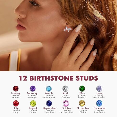 925 فضة جوهرة القوس وأقراط للفتيات النساء القوس مجوهرات هدايا عيد ميلاد للمراهقين أطفال بنات Bowknot وأقراط in Kuwait