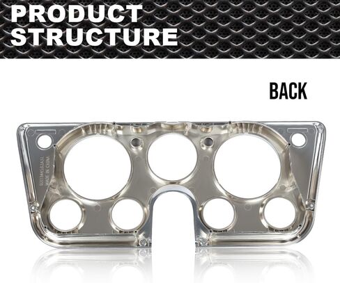 Dash Bezel 7 Hole Cover Compatible with Chevy GMC C10 1967 1968 1969 1970 1971 1972 Truck in Saudi Arabia