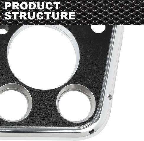 Dash Bezel 7 Hole Cover Compatible with Chevy GMC C10 1967 1968 1969 1970 1971 1972 Truck in Saudi Arabia
