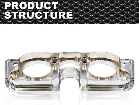 Dash Bezel 7 Hole Cover Compatible with Chevy GMC C10 1967 1968 1969 1970 1971 1972 Truck in Saudi Arabia