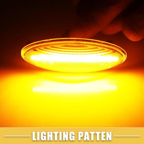 LED Side Marker Light 81730-02 Front Driver Passenger Turn Signal Lights Fender Sidemarker Lamps for Toyota Yaris Black Lens Amber LED Light 1 Pair in Saudi Arabia