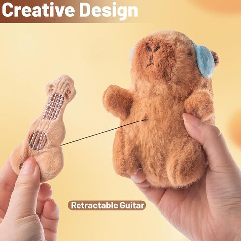 Capybara Plush Keychain, Capybara Animal Keychains for Backpacks Birthday Party Gifts, Cute Key Chain Bag Charm in Kuwait