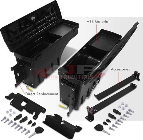 AJP Distributors Rear Truck Bed Wheel Well 2-Piece Storage Tool Box Toolboxes Left & Right Swing Cases Pair w/Lock+Key For Silverado Sierra 2007 2008 2009 2010 2011 2012 2013 2014 2015 2016 2017 2018 in Saudi Arabia