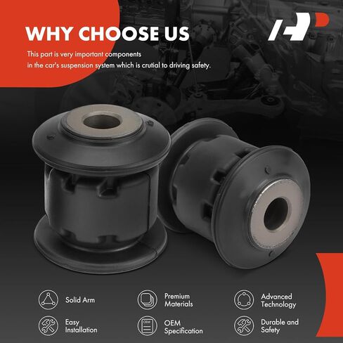 A-Premium 2 x Front Forward Lower Control Arm Bushing Kit, Compatible with Volkswagen Jetta, Passat, Golf, Tiguan, Beetle, CC, Eos, GTI, Arteon, e-Golf & Audi A3, Q3, TT, A3 Quattro, Q3 Quattro, RS3 in Saudi Arabia