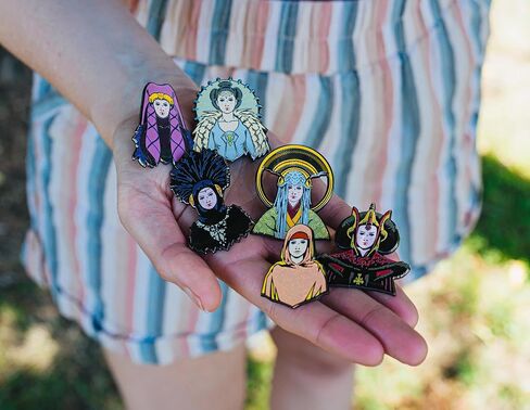 SalesOne Star Wars: The Phantom Menace Queen Amidala 6-Piece Enamel Pin Set | Limited Edition SDCC 2024 Exclusive in Saudi Arabia