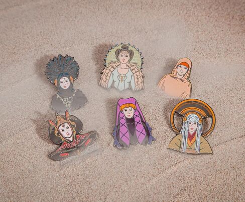 SalesOne Star Wars: The Phantom Menace Queen Amidala 6-Piece Enamel Pin Set | Limited Edition SDCC 2024 Exclusive in Saudi Arabia