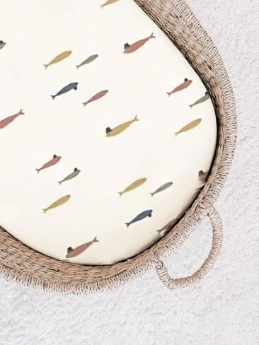 GUNAMUNA Unisex Baby Infant Changing Pad Covers, Ultra Soft and Safe on Skin, Baby Shower, Goose in Kuwait