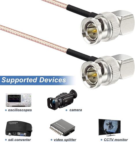 Superbat HD-SDI 3G SDI Cable 15ft RG179 BNC Male to Male Coax Cable 75 Ohm in Saudi Arabia