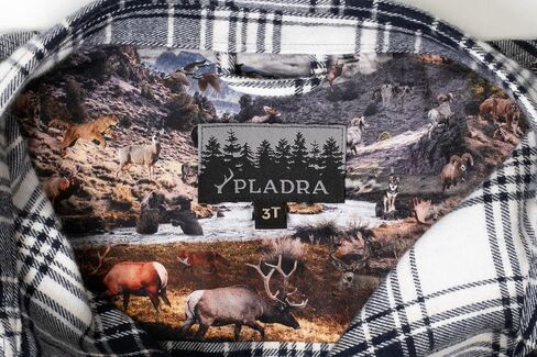 Pladra, Toddler Flannel Shirt, Durable and Soft Outdoor Button-Up in Saudi Arabia
