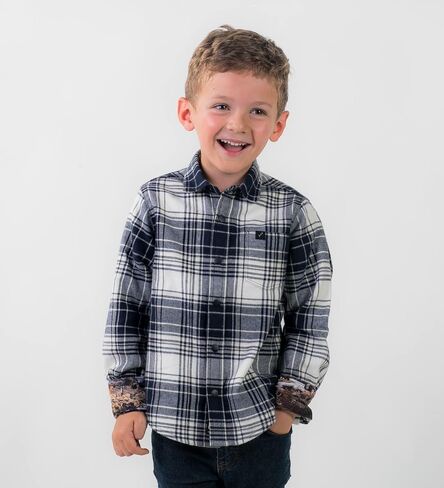 Pladra, Toddler Flannel Shirt, Durable and Soft Outdoor Button-Up in Saudi Arabia