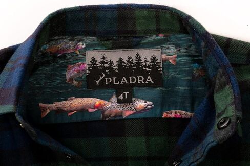 Pladra, Toddler Flannel Shirt, Durable and Soft Outdoor Button-Up in Saudi Arabia