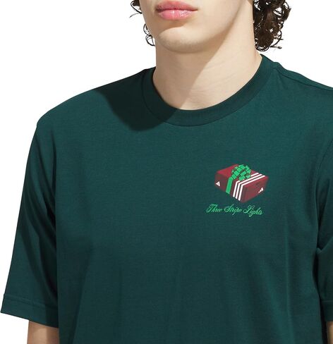 adidas Men's 3-Stripes Lights Giftbox Graphic T-Shirt in Saudi Arabia