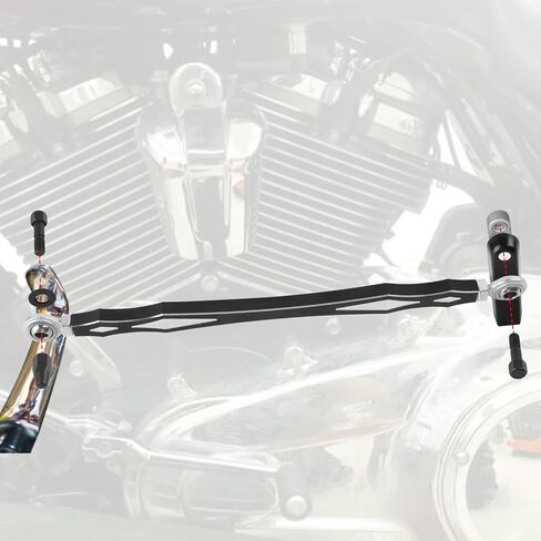 وصلة ناقل الحركة للدراجات النارية، وصلة ناقل الحركة متوافقة مع Harley Davidson Street Glide، Electra Glide، Road Glide، Road King، Tri Glide، Softail، Dyna، 1980-2024، QP-007Black in Kuwait
